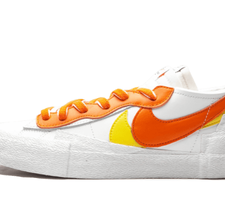Nike Sko Blazer Low Sacai Hvid Magma Orange